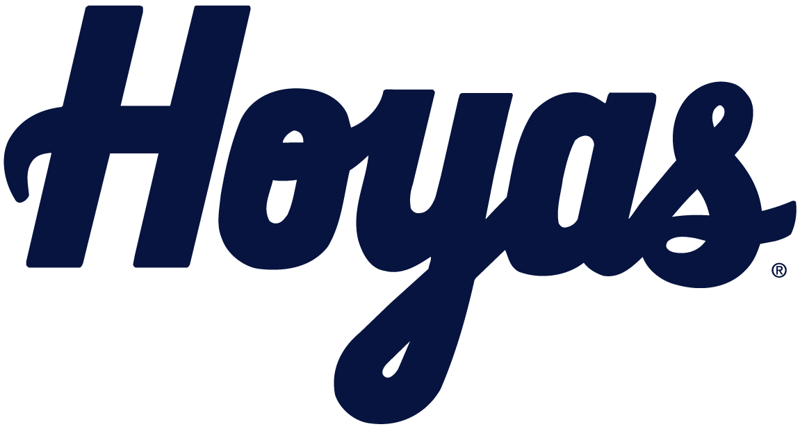 Georgetown Hoyas 0-Pres Wordmark Logo DIY iron on transfer (heat transfer)